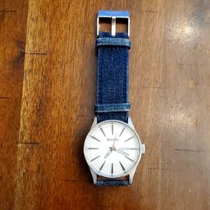 Nixon Denim strap watch